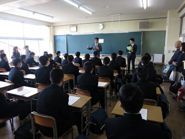 ホームルームの様子